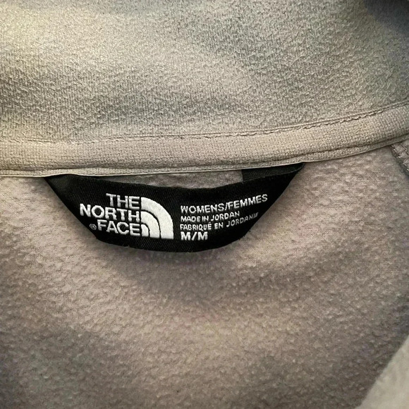 The North Face Lightweight Women's Jacket Gray w/Dark Purple Logo Women's Sz M - Picture 9 of 9